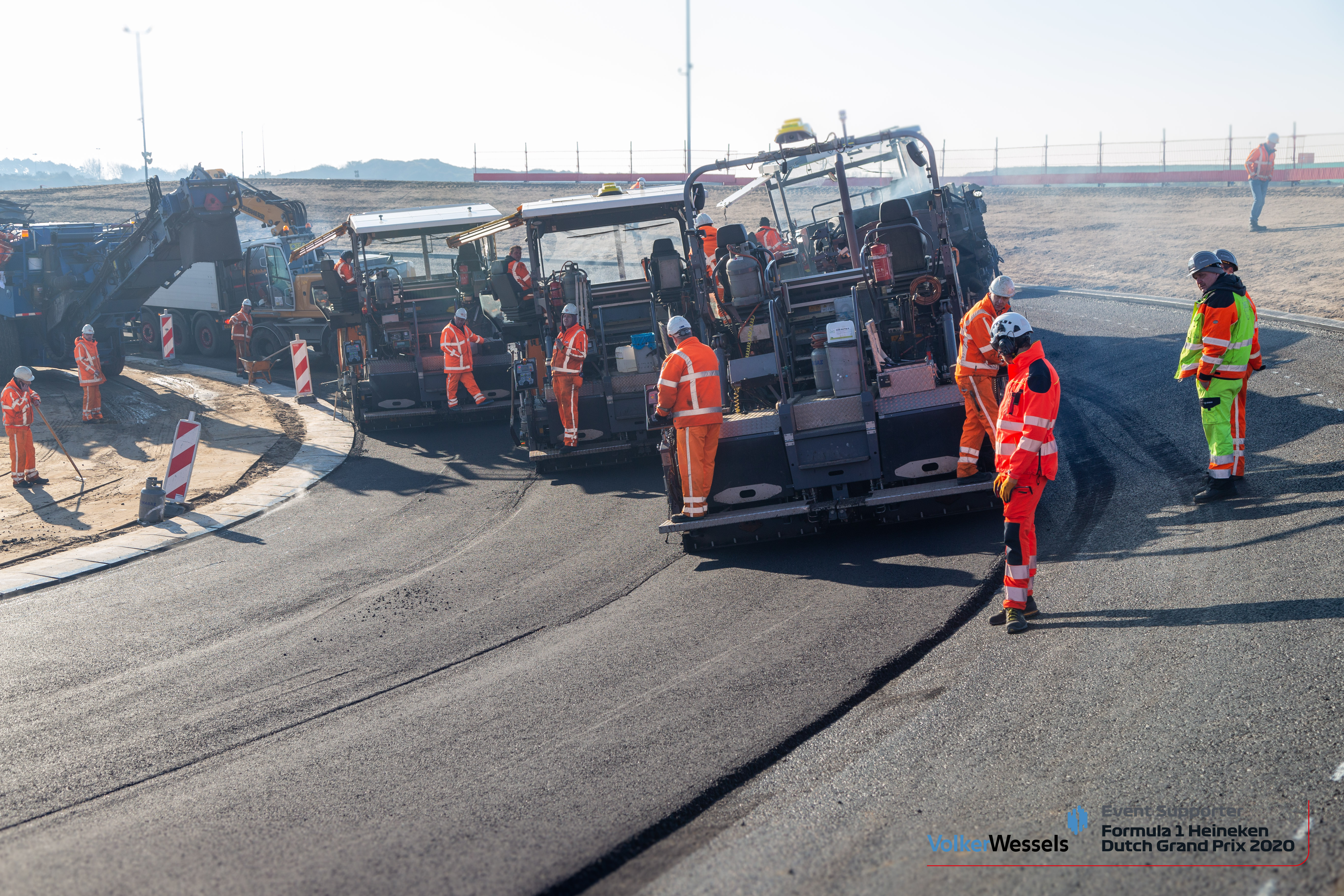 Asfalteren kombocht circuit Zandvoort