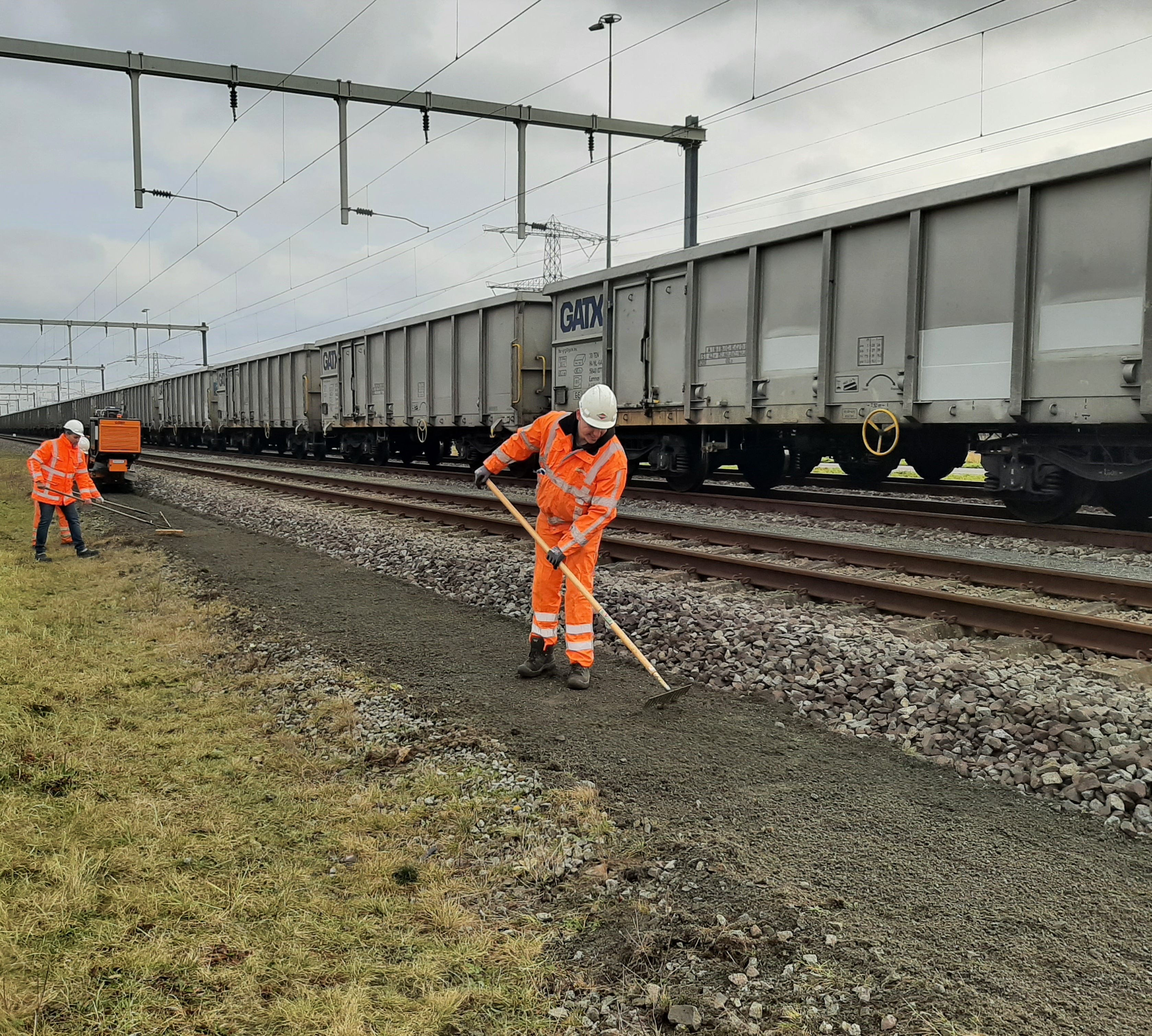 Werken langs spoor onderhoud