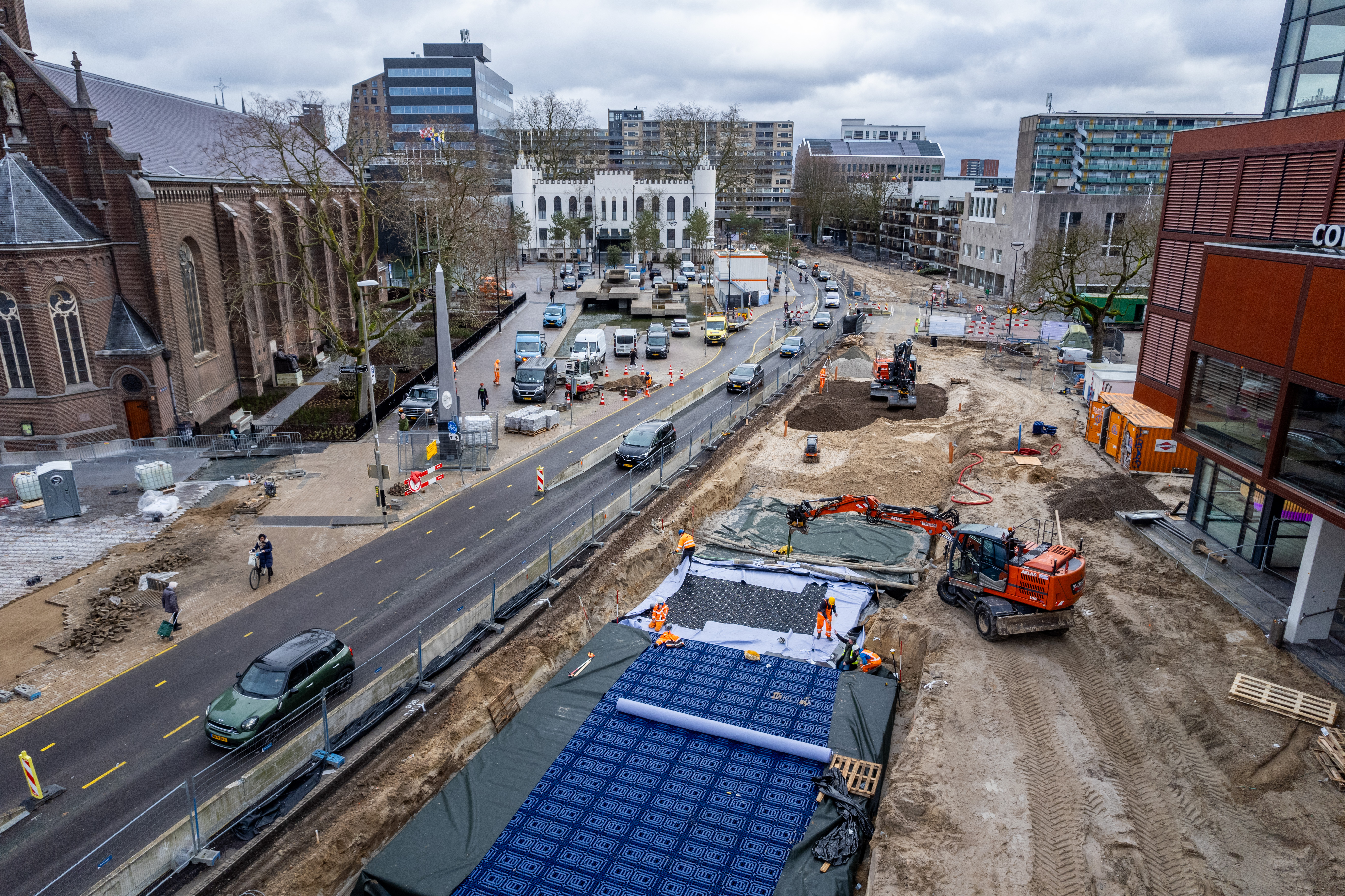 Stadsforum - Aanleg infiltratie- en irrigatiekratten